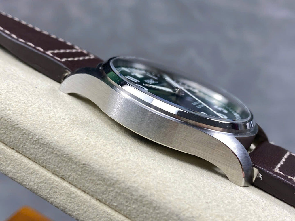 IWC Schaffhausen Pilot’s Mark XX Green Dial Watch 40mm