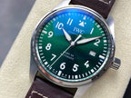 IWC Schaffhausen Pilot’s Mark XX Green Dial Watch 40mm