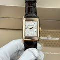 Jaeger LeCoultre Watch Tribute Small Seconds 2 Dial White And Gray 28.3x47mm