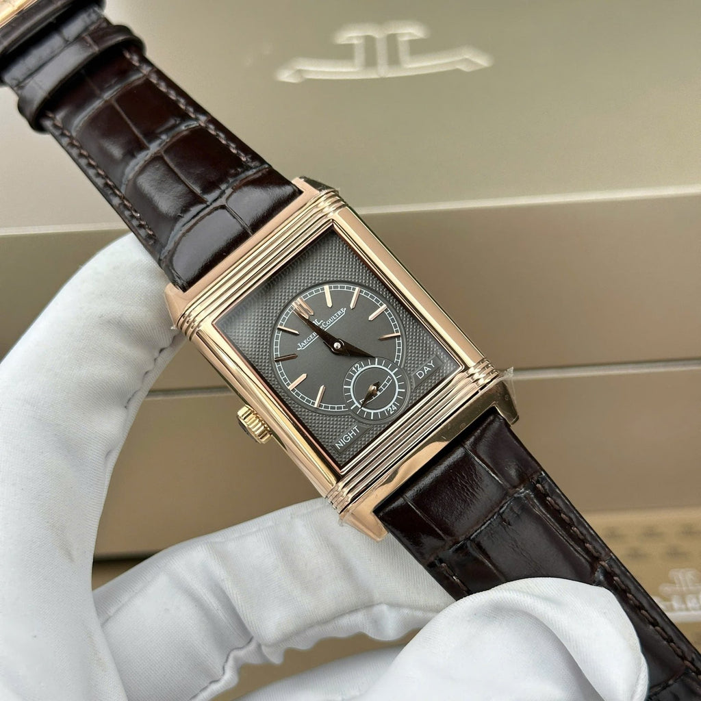Jaeger LeCoultre Watch Tribute Small Seconds 2 Dial White And Gray 28.3x47mm