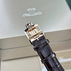 Jaeger LeCoultre Watch Tribute Small Seconds 2 Dial White And Gray 28.3x47mm