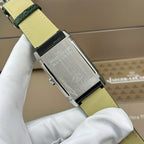 Jaeger LeCoultre Watch Reverso Tribute Small Seconds 2 Dial Green And White 28.3x47mm