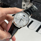Jaeger LeCoultre Watch Ultrathin Perpetual Calendar Dial Silver 39mm