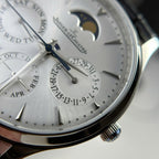 Jaeger LeCoultre Watch Ultrathin Perpetual Calendar Dial Silver 39mm