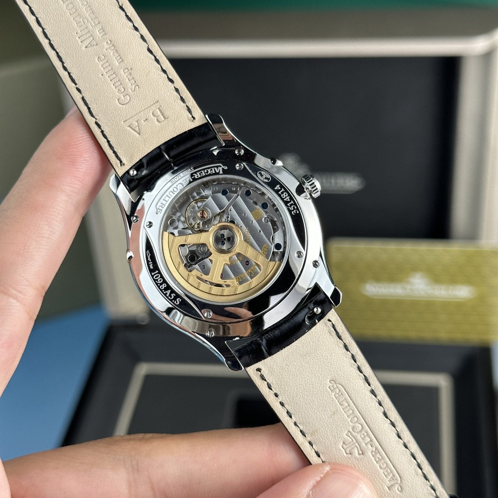 Jaeger Lecoultre Watch Ultrathin Moon Blue Dial 39mm