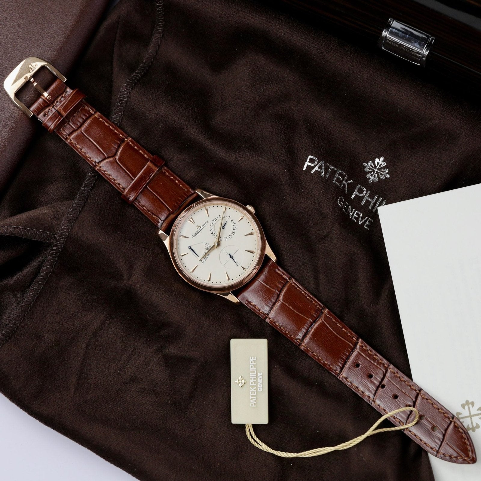 Jaeger Lecoultre Watch Ultra Thin Rose Gold 39mm