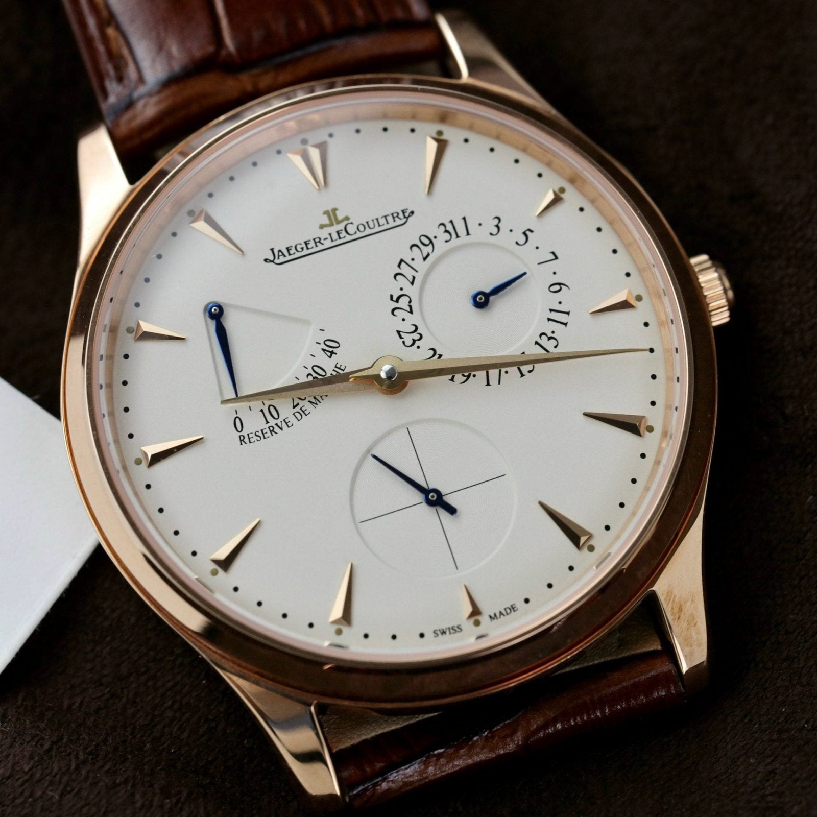 Jaeger Lecoultre Watch Ultra Thin Rose Gold 39mm