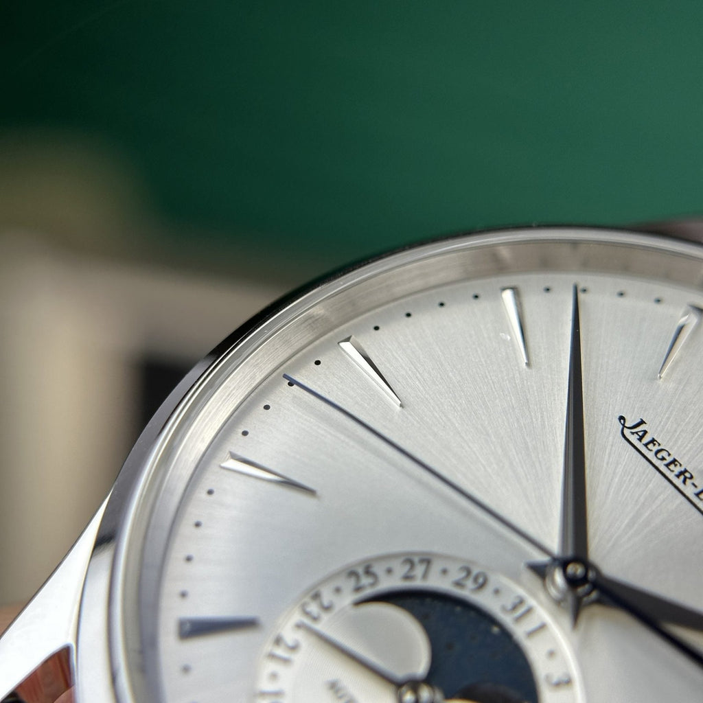 Jaeger Lecoultre Watch Ultrathin Moon White Dial 39mm