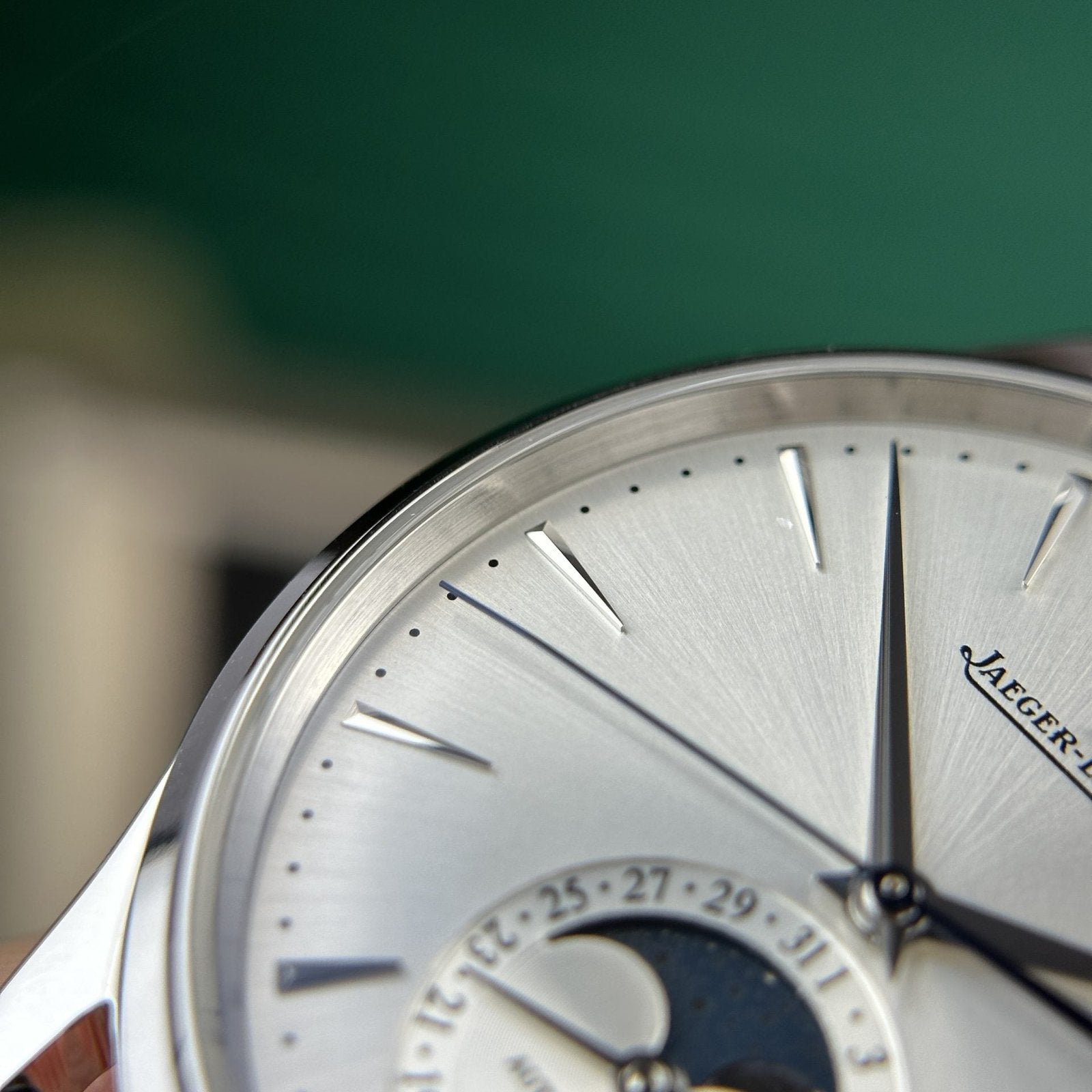 Jaeger Lecoultre Watch Ultrathin Moon White Dial 39mm