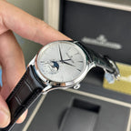 Jaeger Lecoultre Watch Ultrathin Moon White Dial 39mm