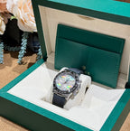 Rolex Watch Daytona Mother Of Pearl And Moissanite Diamonds Dial 40mm