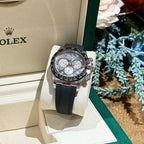 Rolex Watch Daytona Mother Of Pearl And Moissanite Diamonds Dial 40mm