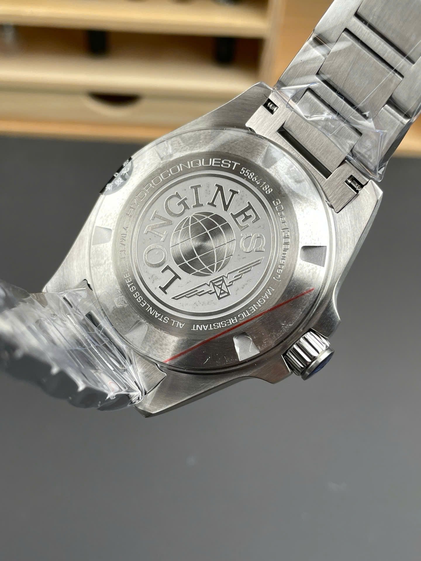 Longines Conquest Chronograph Watch White Dial 42mm