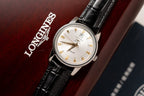 Longines Watch Conquest Heritage L1.645.4.75.4 Leather Strap 40mm