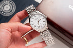 Longines Watch Lyre Cao Cấp L4.961.4.11.6 Dial White 40mm