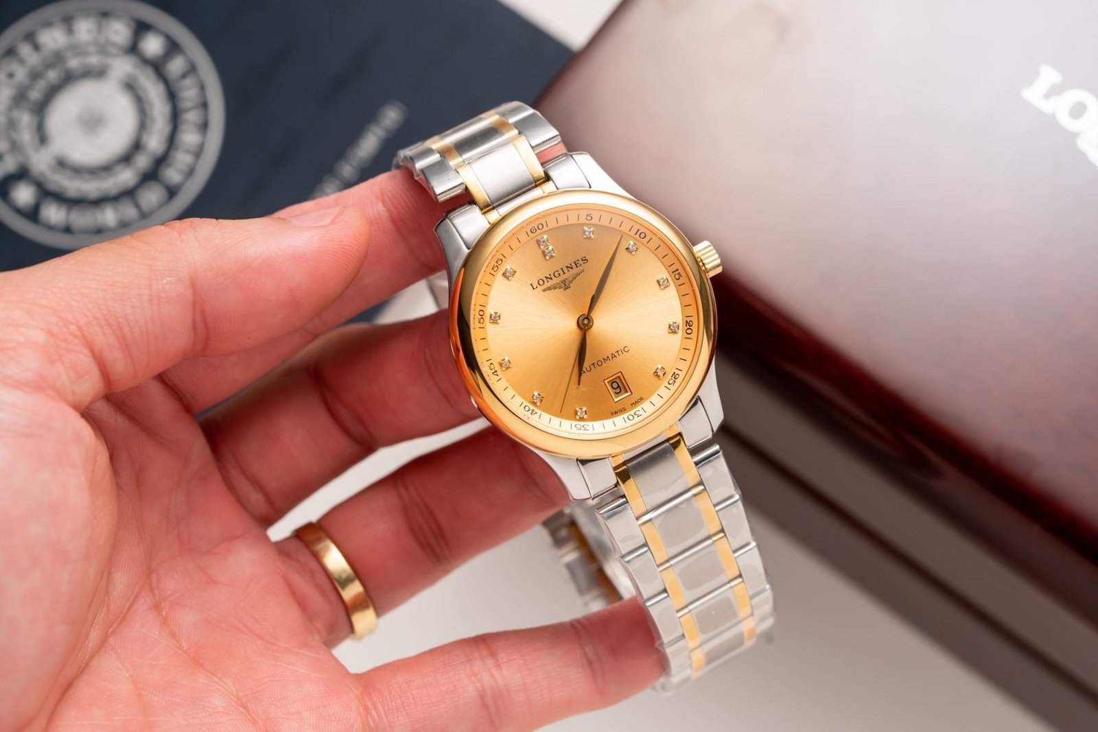 Longines Watch L2.628.5.37.7 Demi Gold 38.5mm