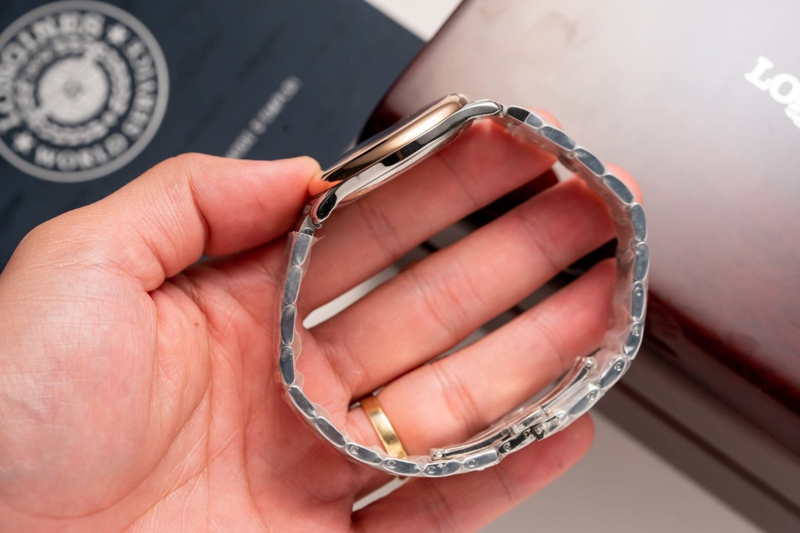 Longines Watch L2.628.5.67.7 Chocolate Dial 38.5mm