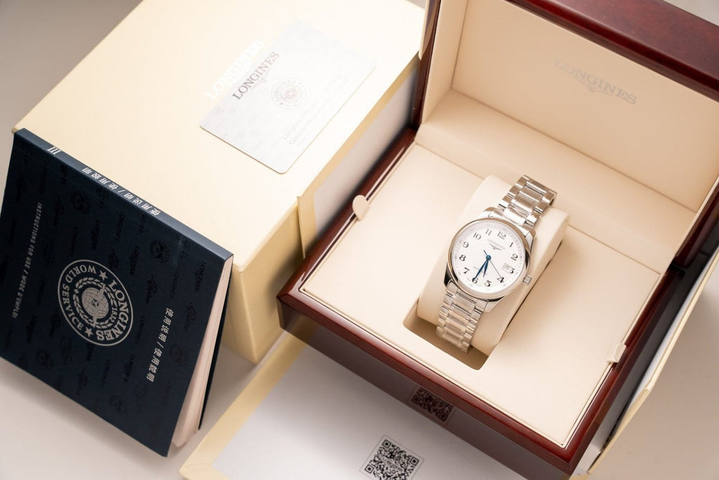 Longines Watch L2.755.4.78.6 White Dial Metal Wire 38.5mm