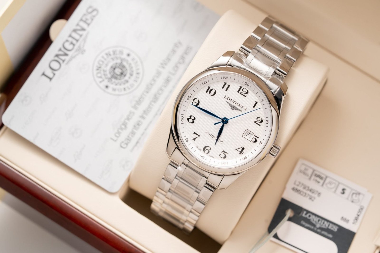 Longines Watch L2.755.4.78.6 White Dial Metal Wire 38.5mm