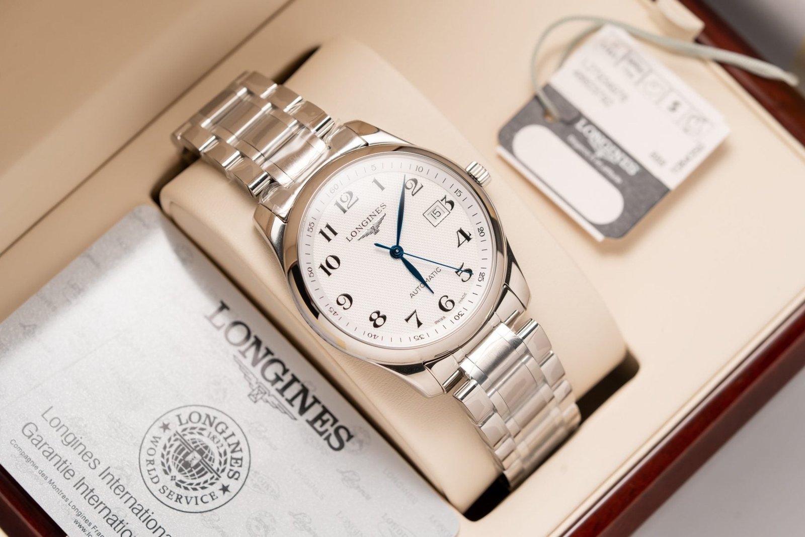 Longines Watch L2.755.4.78.6 White Dial Metal Wire 38.5mm