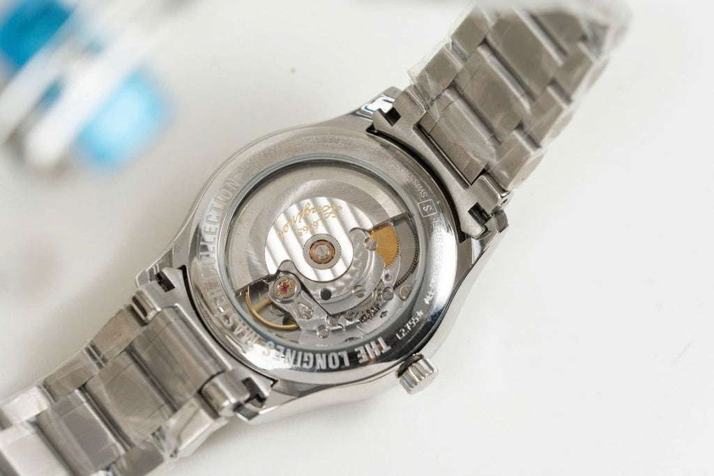 Longines Watch White Dial Metal Wire 38.5mm