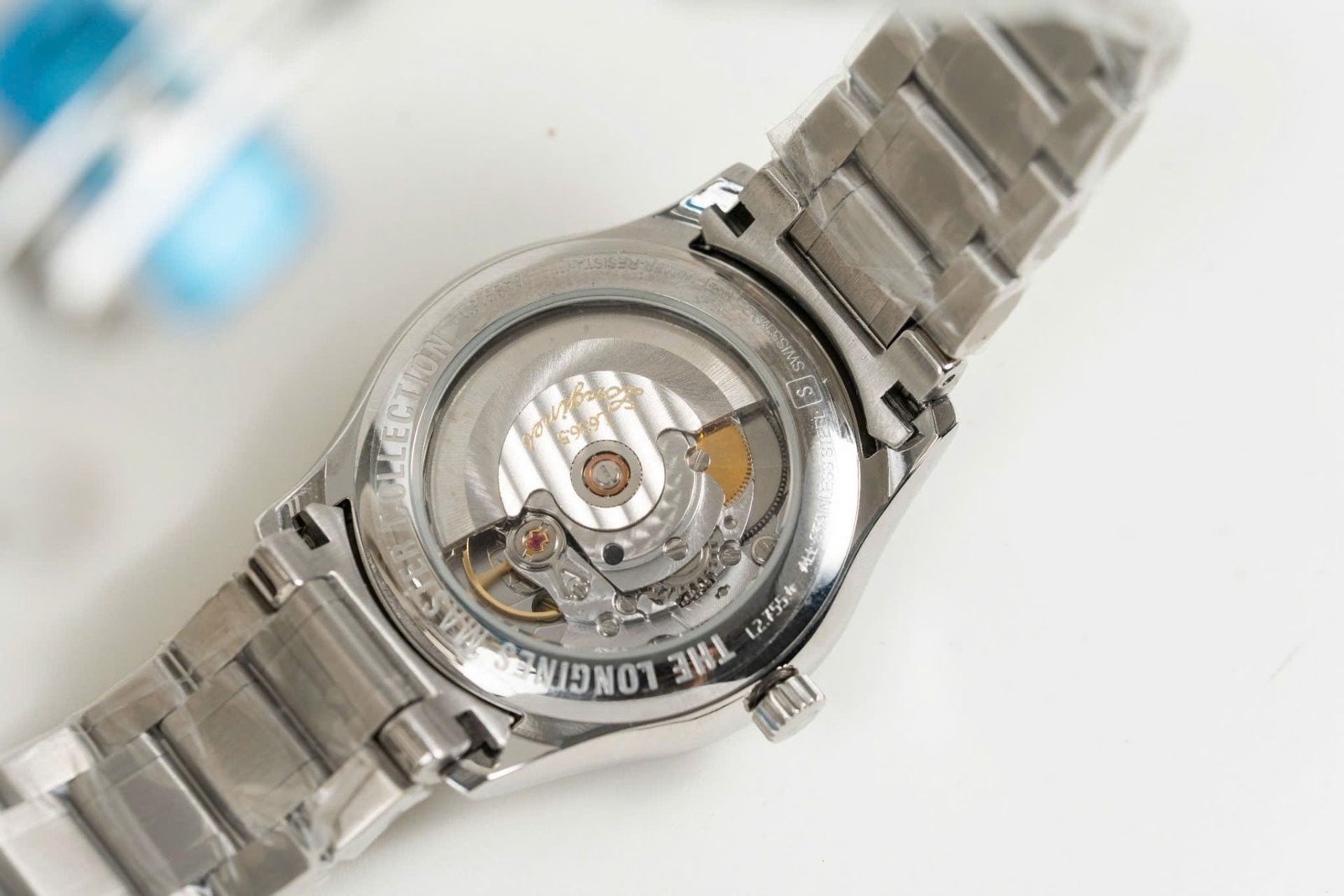 Longines Watch White Dial Metal Wire 38.5mm