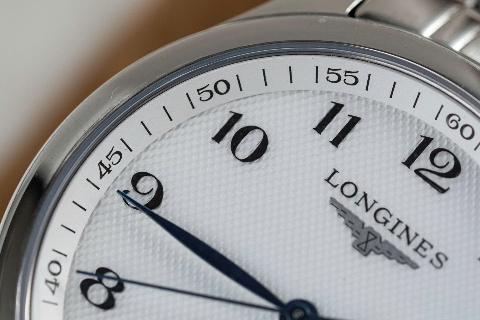Longines Watch White Dial Metal Wire 38.5mm