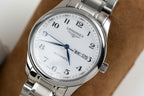 Longines Watch White Dial Metal Wire 38.5mm