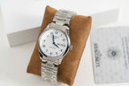 Longines Watch White Dial Metal Wire 38.5mm