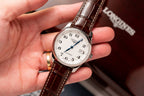 Longines Watch L2.628.5.78.7 White Dial Leather Strap 38.5mm