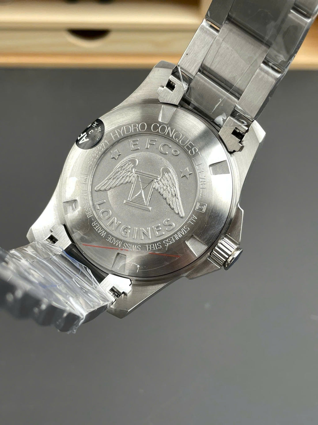 Longines Watch HydroConquest Gray Dial Automatic Swiss Movement 43mm