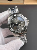 Longines Watch HydroConquest Gray Dial Automatic Swiss Movement 43mm