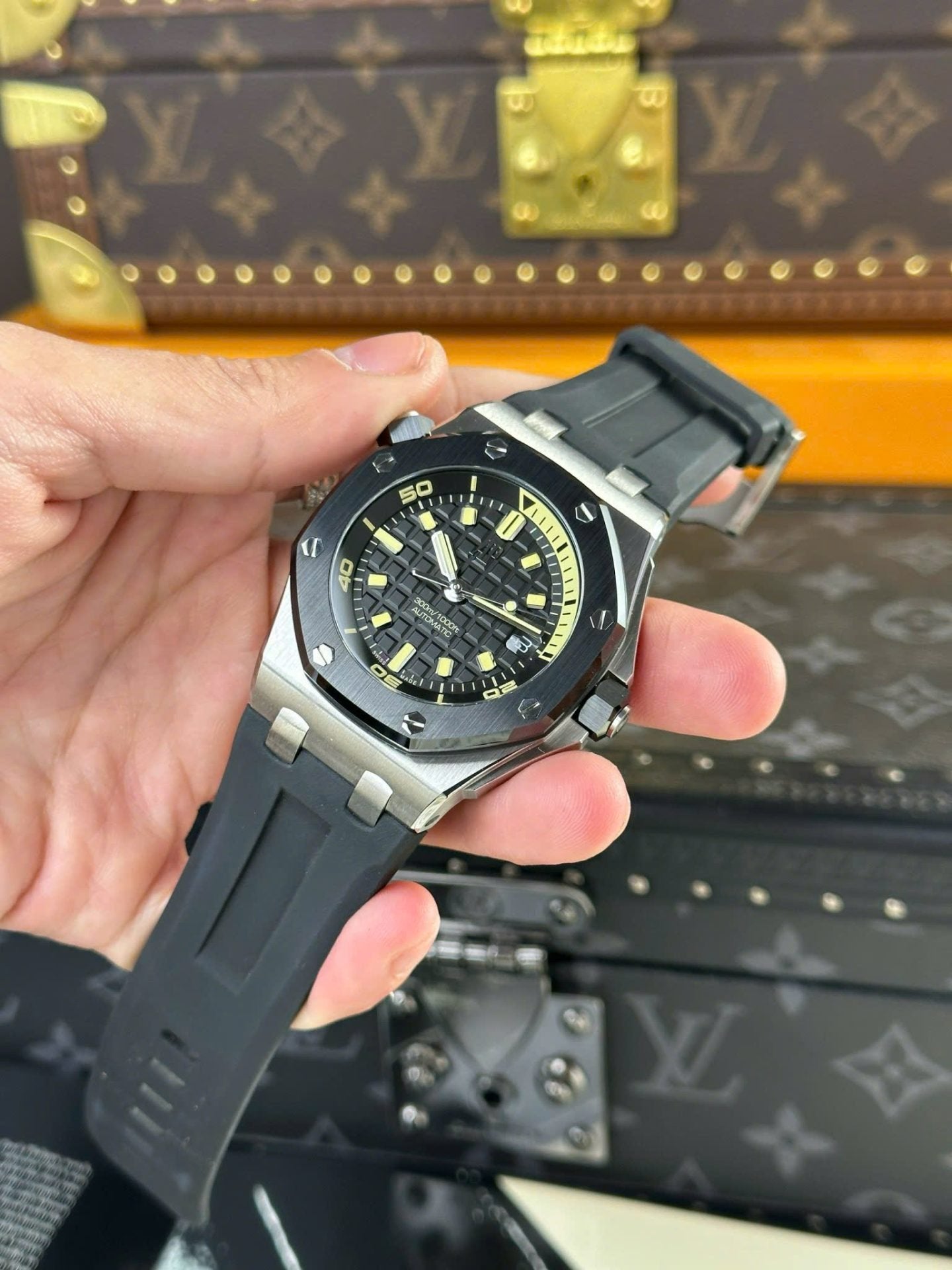 Audemars Piguet Watch Royal Oak Offshore 15720ST Black 42mm