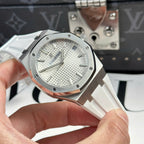 Audemars Piguet Royal Oak 15500 Watch White Dial 41mm