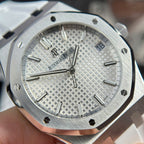 Audemars Piguet Royal Oak 15500 Watch White Dial 41mm