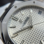 Audemars Piguet Royal Oak 15500 Watch White Dial 41mm