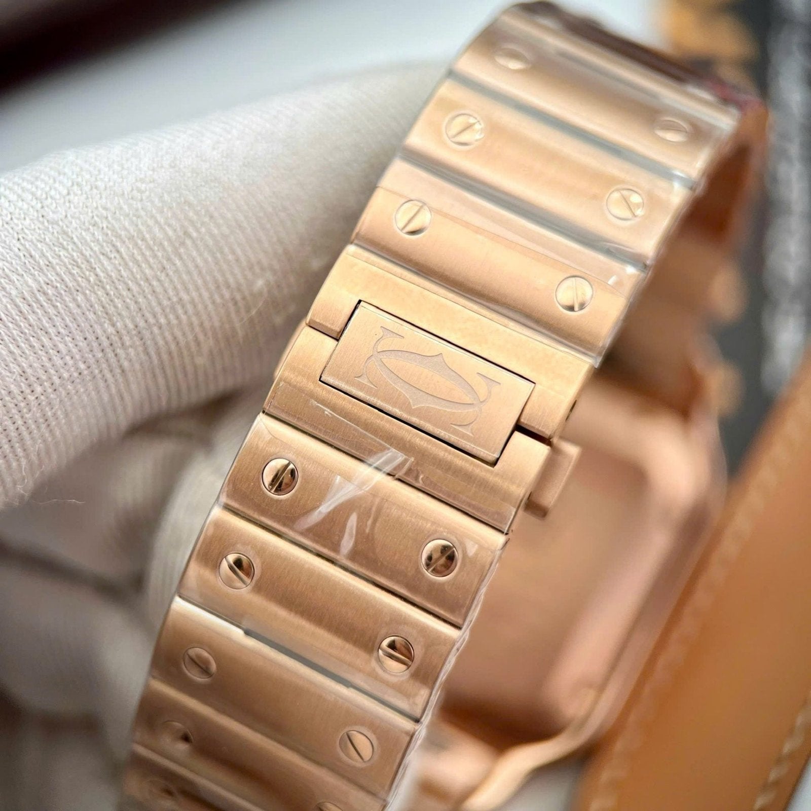 Cartier Santos WGSA0018 Watch Yellow 39.8mm
