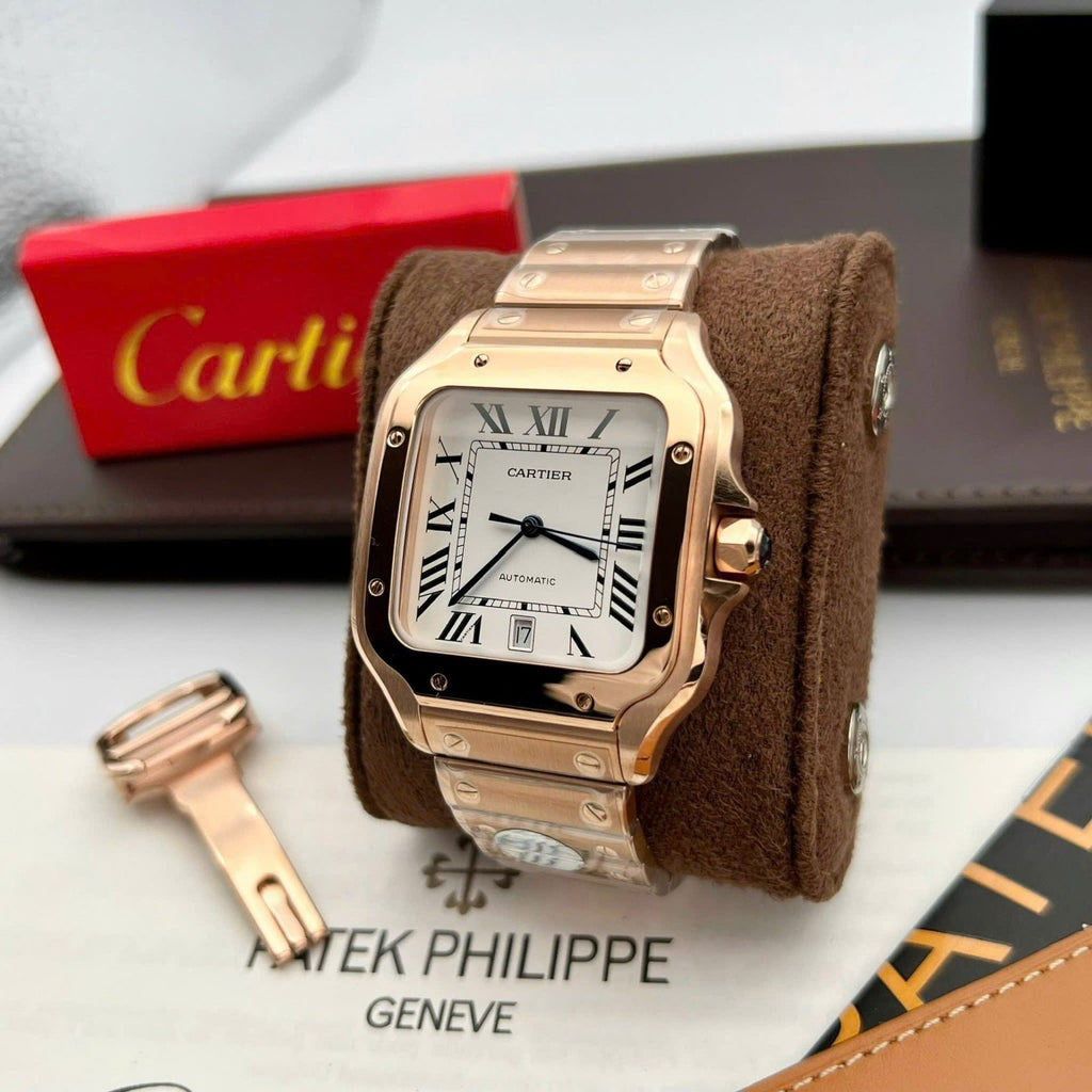Cartier Santos WGSA0018 Watch Yellow 39.8mm