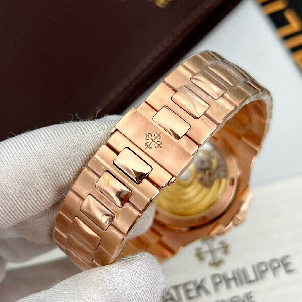 Patek Philippe 5711 Natural Diamond Watch 18K Gold Wrapped 40mm