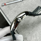 Franck Muller V45 Watch Black Leather Strap 45mm
