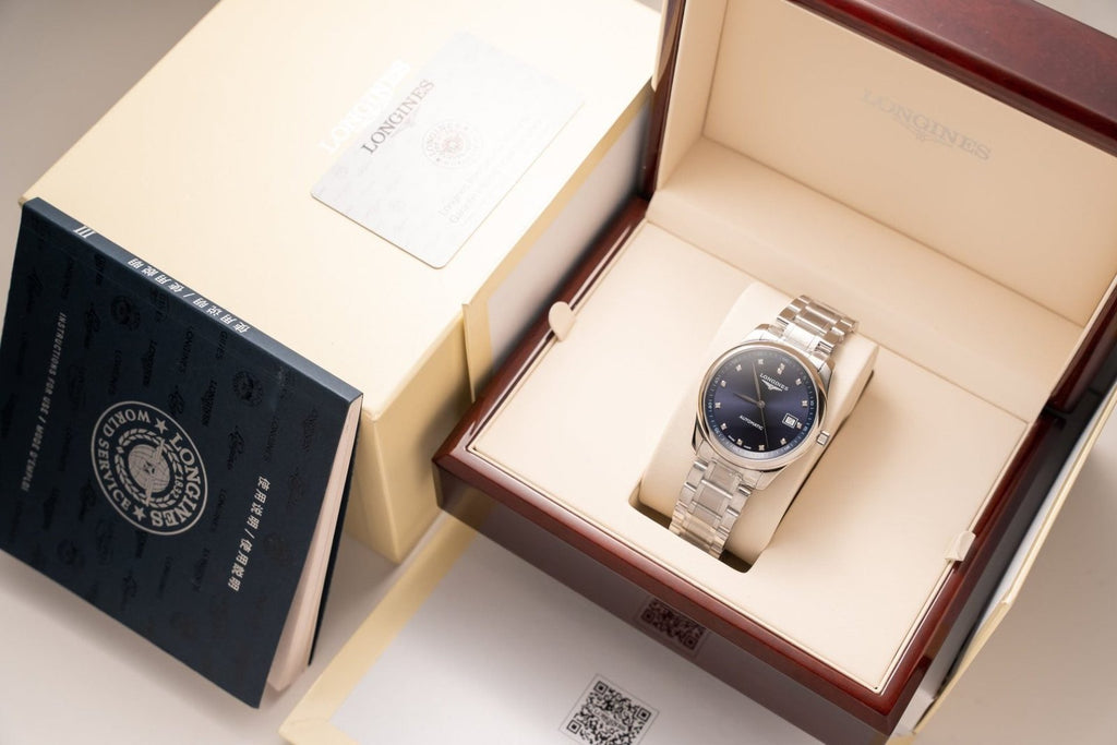 Longines Watch Lyre L4.961.4.92.6 Blue Dial Metal Wire 40mm