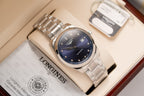 Longines Watch Lyre L4.961.4.92.6 Blue Dial Metal Wire 40mm