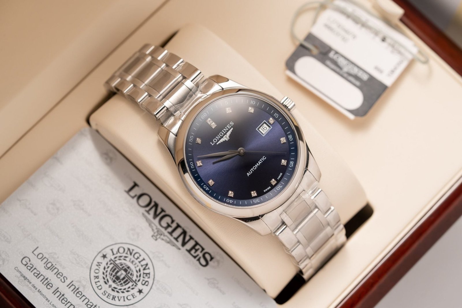 Longines Watch Lyre L4.961.4.92.6 Blue Dial Metal Wire 40mm