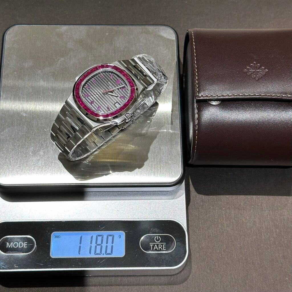 Patek Philippe Nautilus 5723 With Red Ruby Stone Watch 40mm