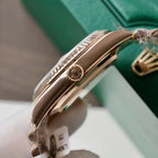 Rolex Day-Date Dial Blue Watch 18K Gold Wrapped 40mm