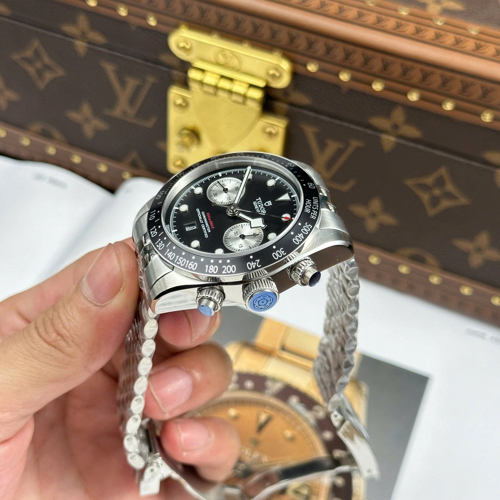 Tudor Watch Black Bay Chronograph Black Dial 41mm