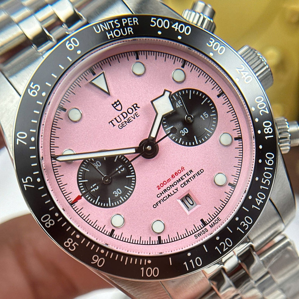 Tudor Watch Black Bay Chronograph Pink Dial 41mm