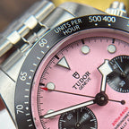 Tudor Watch Black Bay Chronograph Pink Dial 41mm