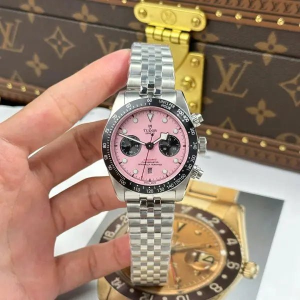 Tudor Watch Black Bay Chronograph Pink Dial 41mm