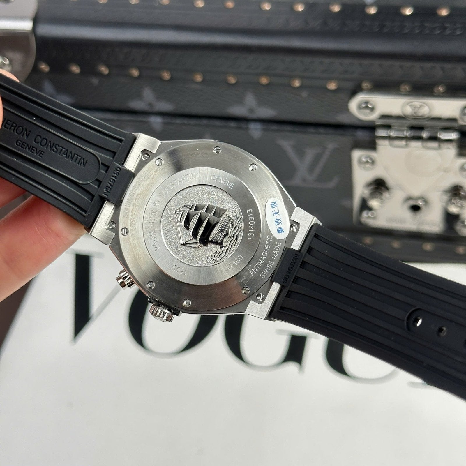 Vacheron Constantin Watch Overseas Dual Time 47450 Gray 42mm